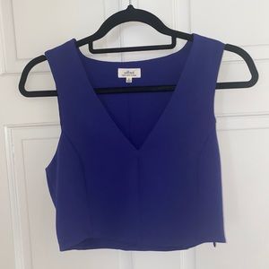 Blue Wilfred Free crop top